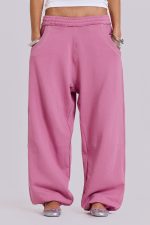 Pink Baggy Cuffed Monster Joggers - Image 2