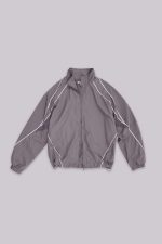 Grey Vapor Tracksuit Top - Image 2