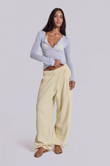 Custard Cuffed Baggy Monster Joggers