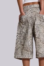 Leopard Fade Colossus Jorts - Image 6
