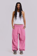 Pink Baggy Cuffed Monster Joggers - Image 4