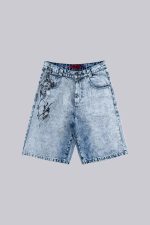 Blue Decal Jorts - Image 2