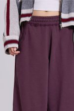 Dark Burgundy Monster Joggers - Image 4