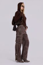 Brown Trooper Camo Cargo Pant - Image 3