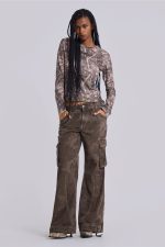 Brown Trooper Camo Cargo Pant - Image 9