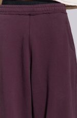 Dark Burgundy Monster Joggers - Image 9