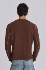 Brown Tattoo Applique Tee - Image 4