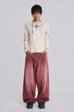 Burgundy Washed XL Colossus Jeans - Image 3