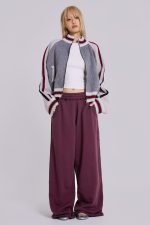 Dark Burgundy Monster Joggers - Image 3