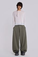 Military Green Baggy Monster Joggers - Image 3