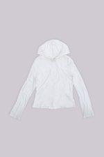 White Marl Mist Hoodie - Image 2