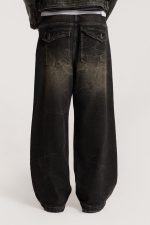Washed Black Razor Jeans - Image 5