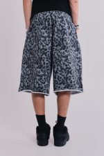Airbrush Grey Leopard Monster Shorts - Image 4
