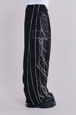 P.O.A. Black Vapor Tracksuit Bottoms - Image 5