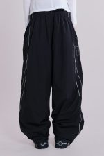 P.O.A. Black Vapor Tracksuit Bottoms - Image 6