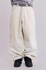 Ecru Paint Colossus Jeans