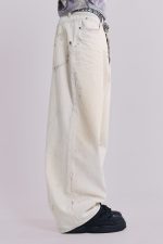 Ecru Paint Colossus Jeans - Image 5