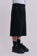 Sand Black Colossus Jorts - Image 3