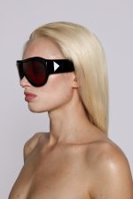 Noctra XL Stud Sunglasses in Damson - Image 5