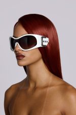 Alva Sunglasses in White - Image 4