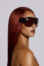 Noctra XL Stud Sunglasses in Damson - Image 4