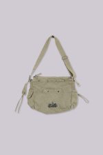 Khaki Military Utility Satchel Bag - Image 4