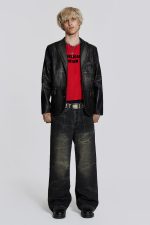 Ash Faux Leather Blazer - Image 2