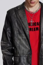 Ash Faux Leather Blazer - Image 6