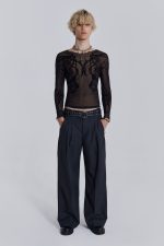 Black Wings Mesh Top - Image 3