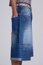 Mid Blue Mason Jorts - Image 4