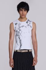 White Astora Rib Vest - Image 3