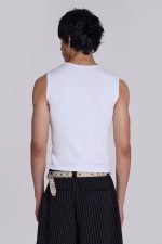 White Astora Rib Vest - Image 5