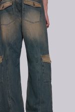 '07 Contrast Cargo Jeans - Image 2