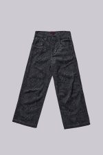 Charcoal Leopard Fade Colossus Jeans - Image 2