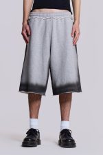 Grey Spray Monster Shorts - Image 9