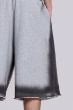Grey Spray Monster Shorts - Image 11