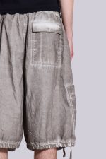 Stone Oil Wash Parachute Baggy Shorts - Image 5