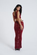 Odette Laddered Knit Maxi Skirt - Image 2