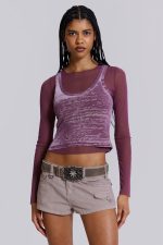 Lia Top in Magenta - Image 7