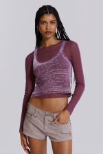 Lia Top in Magenta - Image 12
