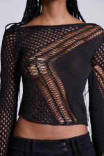 Rave Knit Backless Top - Image 3
