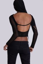 Rave Knit Backless Top - Image 2