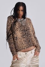 Leopard Chuck Cardigan - Image 5