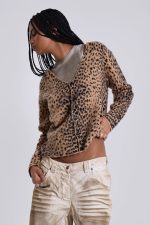 Leopard Chuck Cardigan - Image 4
