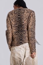 Leopard Chuck Cardigan - Image 3