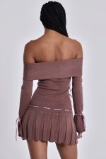 Serena Knitted Mini Dress - Image 3