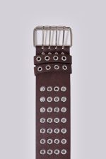 Ara Wide Eyelet Leather Belt - Image 4