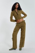 Devon Linen Cargo Shirt - Image 5
