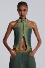 Toxic Denim Top - Image 2