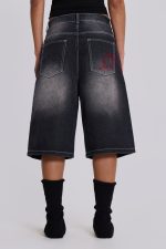Washed Black Jumbo Jorts - Image 9